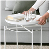 Coffee Round Table Small Side Table Metal Sofa Cabinet Bedside Table Sna