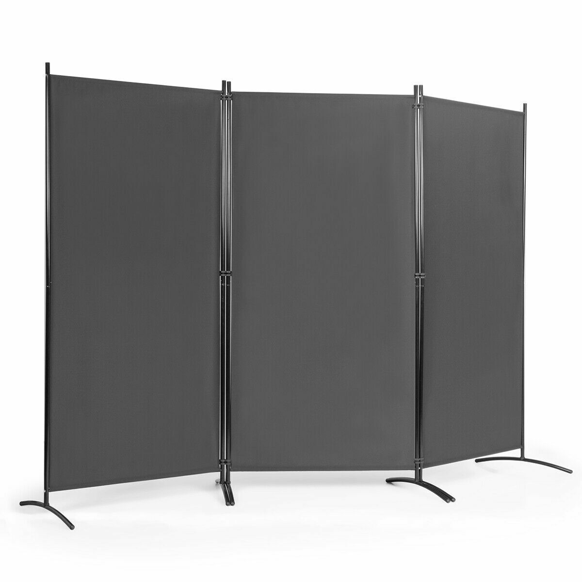 3 Panels Freestanding Room Divider Wall Folding Room Partition Separat ...