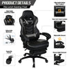 Executive Office Chair Racing Gaming Computer Desk PU Leather Adjustable Swivel
