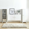 1 Door Metal Cabinet Storage Cupboard Shelves Filling Cabinet Hallway Freestand