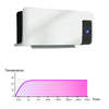 2KW Overdoor Wall Fan Heater Electric PTC Heating Downflow Air Curtain Bathroom