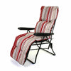 Sun Lounger Reclining Recliner Chairs Outdoor Garden Patio Relaxer with Cushion