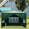 3X3m Garden Marquee Heavy Duty Outdoor Tent Strong Waterproof Gazebo Breathable