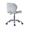 Cushioned Computer Desk Office Chair Chrome Legs Lift Swivel Small Adjustable UK