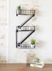 Novelty NYC Fire Escape Floating Wall Shelf 3 Tier Shelving Unit Display Stand