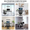 PC Computer Desk Writing Study Table Office Home Workstation Wooden Metal UK