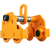 Push Beam Trolley 2 Ton Adjustable Screw Type Push Roller Trolley 4400 Lbs