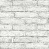 Realistic 3D Vintage Brick Effect Rustic Stone Grey Textured Vinyl Wallpaper