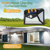 4x Solar Wall Light PIR Motion Sensor 118LED Outdoor Garden Security Street Lamp