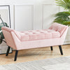 Upholstered Bed End Bench Armed Hallway Window Seat Chaise Lounge Pouffe Sofa