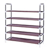 5 TIER SHOE RACK STORAGE ORGANISER STAND SHELF STACKABLE SHOES HOLDER