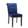 1/2 Windsor Tufted Studded Velvet Dining Accent Chair Victoria Door Knocker UK