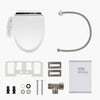 Electric Smart Bidet Toilet Seat Massage Heated Side-Panel Control LED Warm Dry