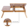 Portable Folding Tray Desk Computer Table Sofa Notebook Breakfast Bed Stand Wood