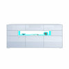 Modern LED Light Sideboard TV Cabinet Stand Unit High Gloss 3 Doors 5 Drawers