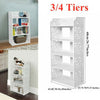 3/4/7 Tiers Shoe Rack Storage Shelf Display Stand Organiser Unit Cabinet White