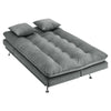 3 Seater Velvet Sofa Bed 3-In-1 Convertible Sleeper Bed Adjustable Sofa Recliner