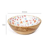 25cm Wooden Salad Bowl or Fruit bowl, Serve salads, Sides and More