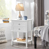 1PC / 2PCs Nightstand Table Bedside Table 2 Drawers Bedside Cabinet Storage Unit