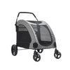 Large Dog Cat Stroller Pet Puppy Pram Pushchair Travel Cart Buggy Carrier 4Wheel
