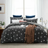Reversible Duvet Quilt Cover Bedding Set Single Double King Size + Pillow Cases