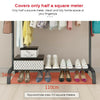 Heavy Duty Metal Clothes Rail Hanging Rack Garment Display Stand Storage Shelf✨