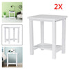 2X Modern Nightstand Bedside Table Chest Pine Side Cabinet Storage Bedroom UK