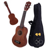 26" In Uke Rosewood Fingerboard Basswood Ukulele w/Bag Pick Strings Brown