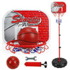New Portable kids Basketball Net Hoop Stand Backboard Ball And Pump Included