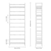 Bamboo Storage Shelves 6 Tier Plant Rack Tall Shelving Unit Display Stand