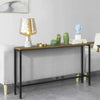 Slim Hallway Console Table Industrial Narrow Sofa End Side Unit Entryway Stand