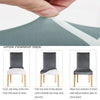 4X Dining Chair Covers Stretch Removable Washable Home Protective Stretch Covers