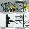 Large 42 inch Tall Corner Metal Plant Stand In/Outdoor Garden Flower Pots Stand