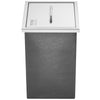 14"x12"x18" Drop in Ice Chest Ice Cooler Ice Bin Stainless Steel w/Cover