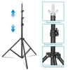 T-Type Adjustable Photography Background Support Stand Kits with 4 Clip