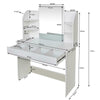 Dressing Cosmetic Table Vanity Set Makeup Desk with Mirror & Drawers Dresser