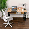 Adjustable Office Writing Desk Study Computer PC Table Shelf Workstation Home