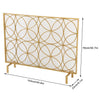 Fireplace Screen Freestanding Panel Spark Fire Guard Protector Safety Cover