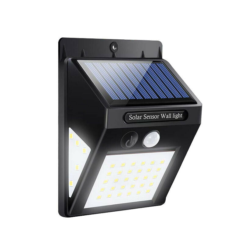 Solar Power Motion Sensor Garden Outdoor Floodlight LED PIR Security Light Save