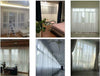97''X118'' Voile Curtains Net Plain Curtains Door Window White Top Quaqlity