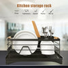 1 Tier Large Dish Drainer Rack Kitchen Draining Cutlery Holder+Chopstick Holder