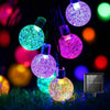 60 LED Retro Bulb String Lights Solar Powered Garden Outdoor Fairy Summer Lamp