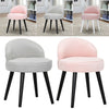 Scallop Velvet Dressing Table Stool Chair Vanity Piano Seat Bedroom Makeup Stool