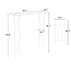 Rustproof Iron Metal Wedding Arch Decorative Garden Backdrop Pergola Stand Frame