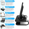 Computer Monitor Stand Screen Riser Desktop PC Desk Printer Laptop iMac TV Black