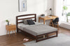 Wooden Double Bed&King Size Bed Frame Solid Pine Slats Bedroom Furniture UK