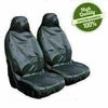 2x Universal Car Back Rear Seat Cover Black Protector Waterproof Washable Covers