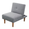 2 Seater Corner Sofa Bed Armchair Recliner Sofabed with Footstool Furniture
