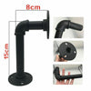 4Pcs Pipe Shelf Brackets Industrial Iron Rustic Wall Floating Shelves Supports