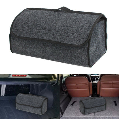 Large Grey Anti-Slip Car Trunk Boot Storage Organiser Case Travel Bag Tool